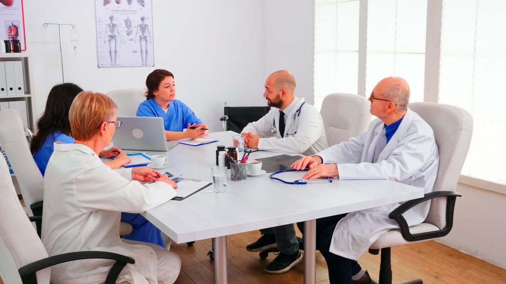 comissionamento da equipe médica